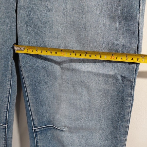 Flamingals Women's Medium Blue Denim Cropped Wide Leg Jeans Size M - Picture 12 of 14